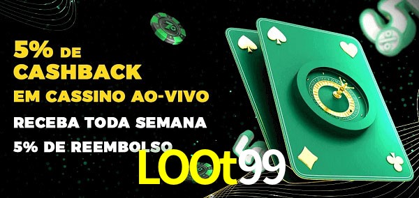 Promoções do cassino ao Vivo LOOt99